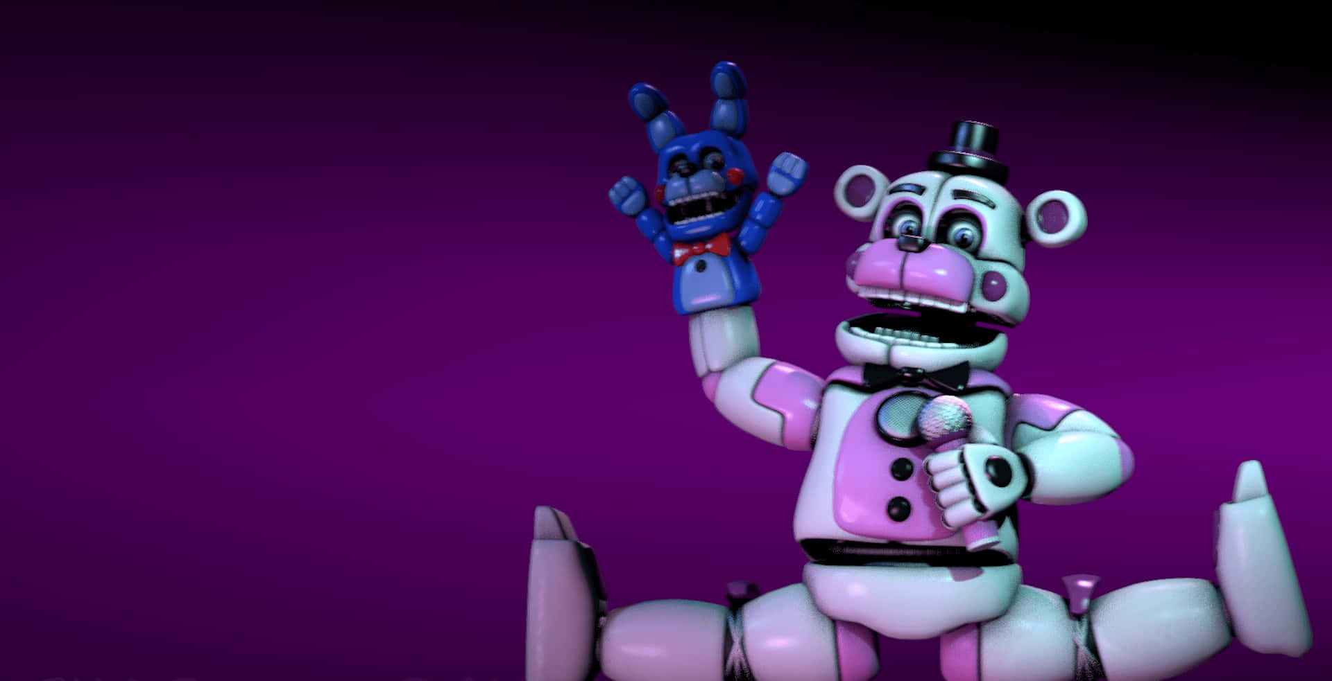 Funtime Freddy - Smiling and Ready for Fun Wallpaper