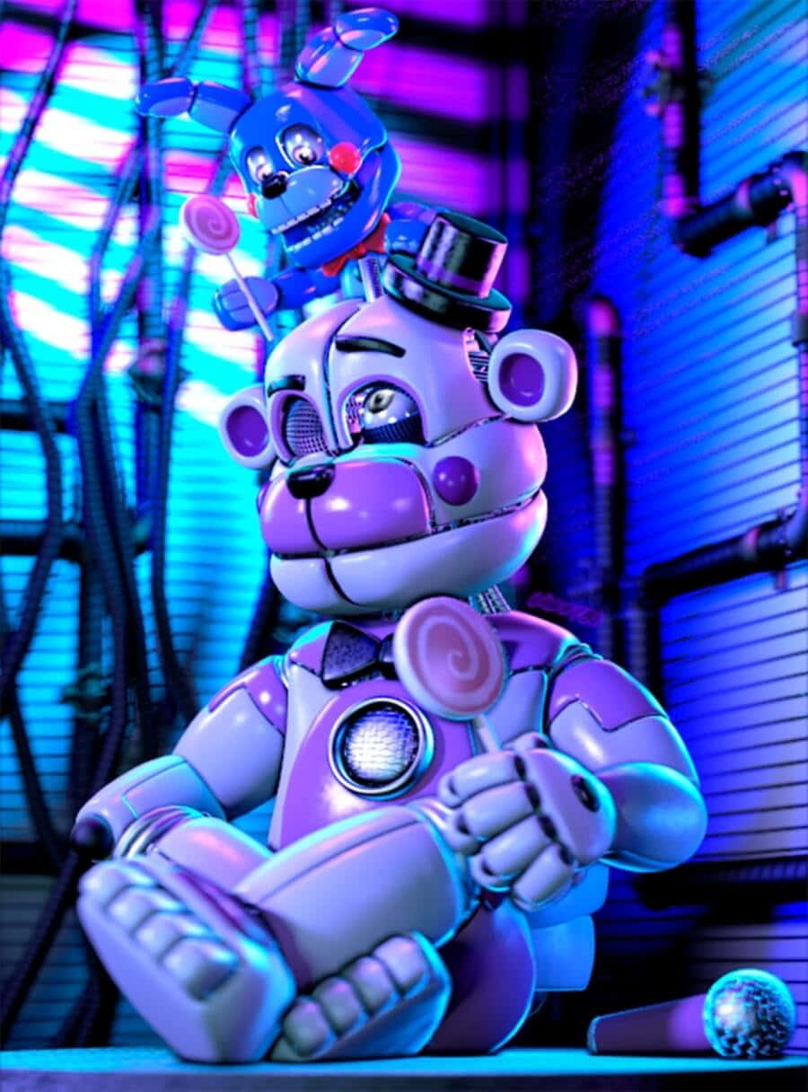 Funtime Freddy - Five Nights at Freddy's "Sister Location" Character Wallpaper