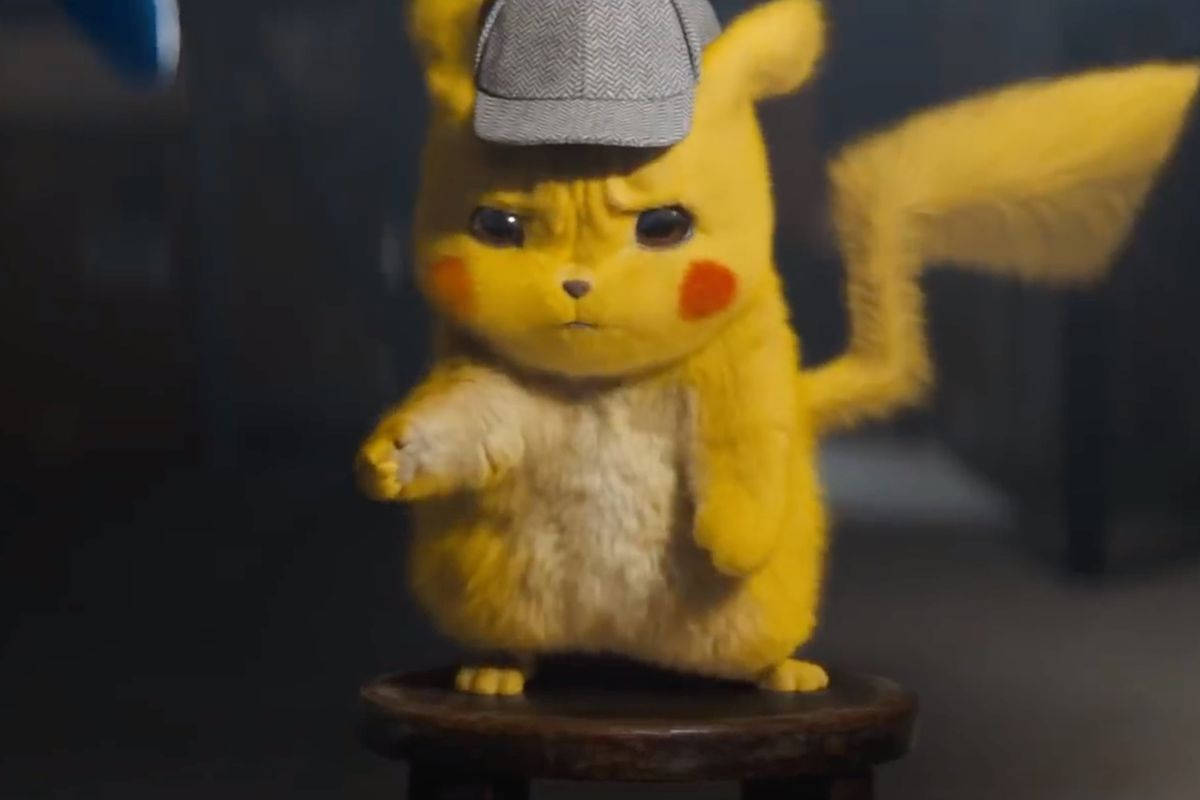 Furious Detective Pikachu Poster