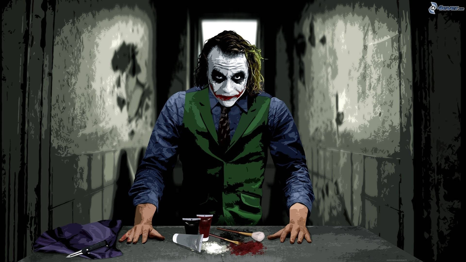 Furious Joker Desktop Wallpaper