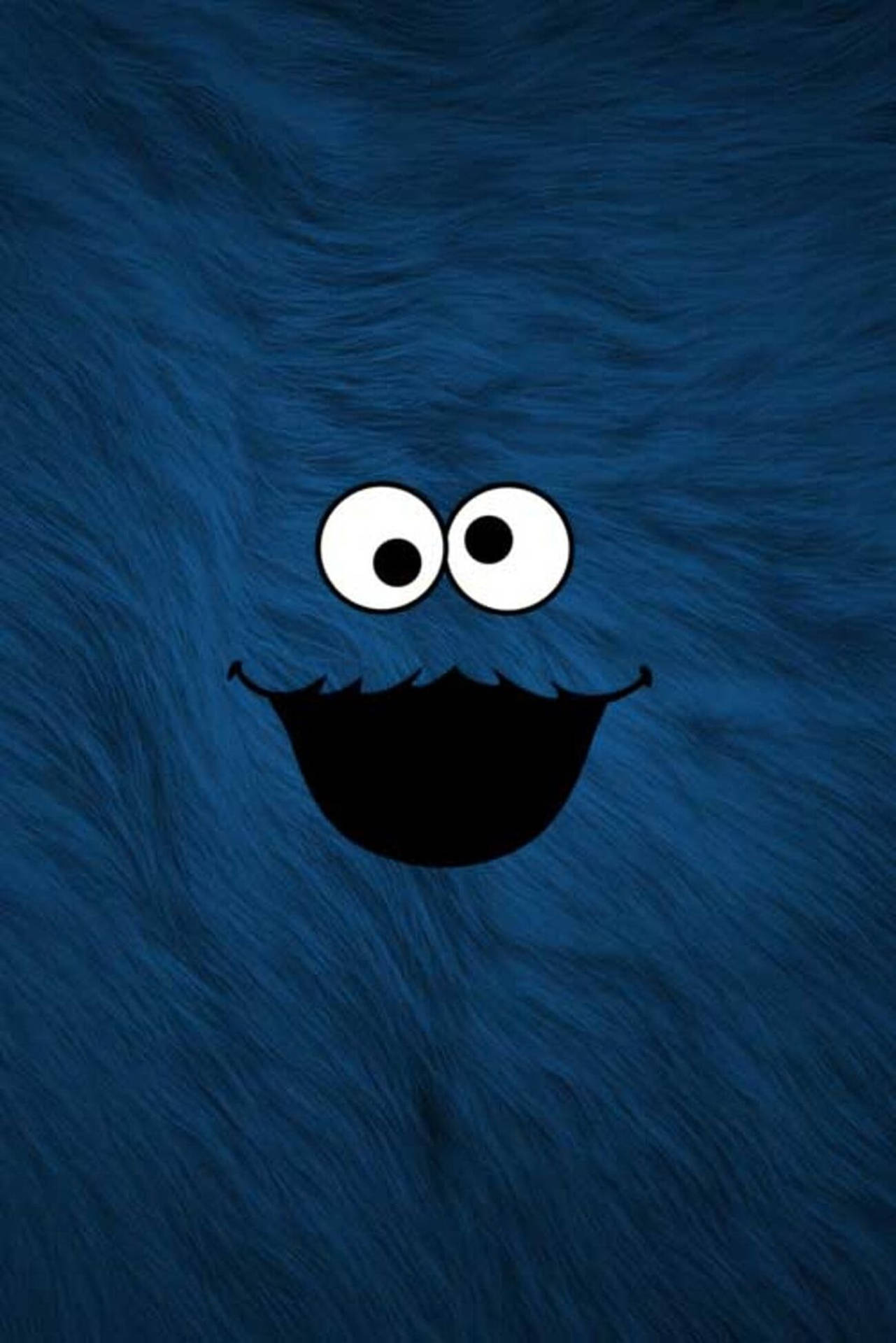 Furry Cookie Monster Wallpaper
