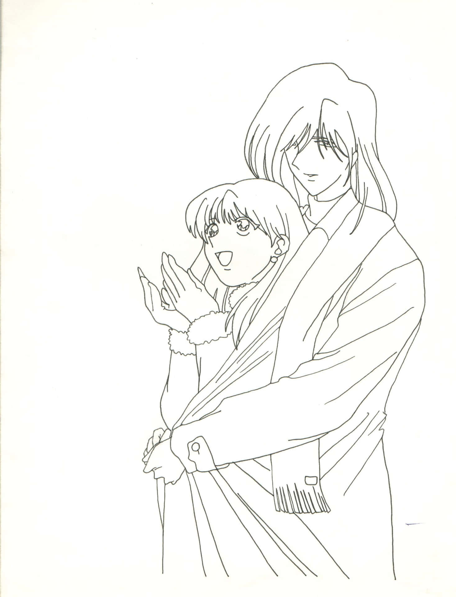 Fushigi Yuugi Hotohori Embrace Wallpaper