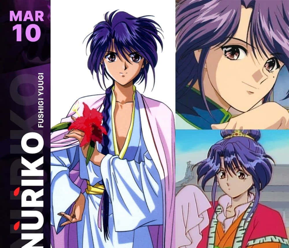 Fushigi Yuugi Nuriko Collage Wallpaper