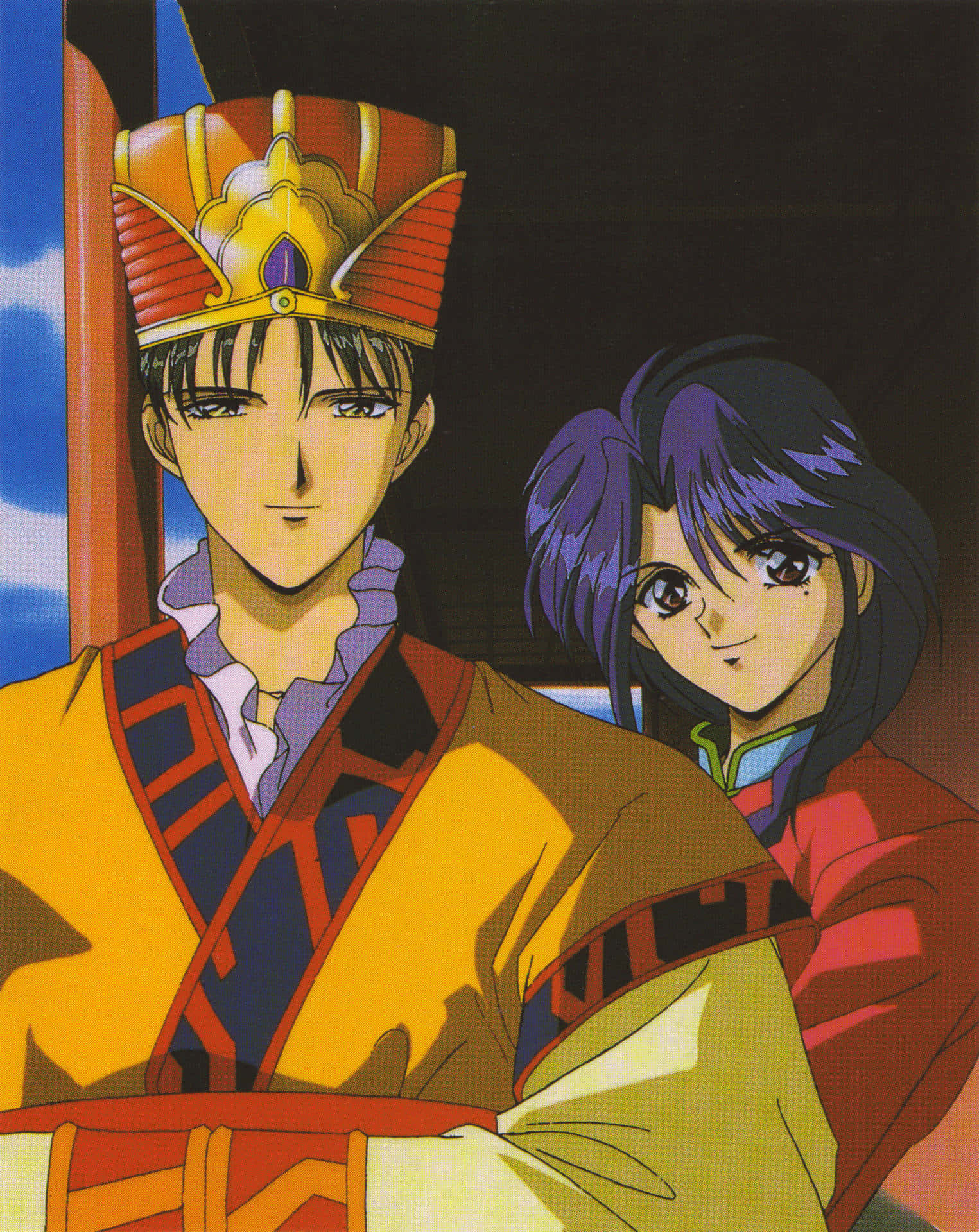 Fushigi Yuugi Nurikoand Hotohori Wallpaper