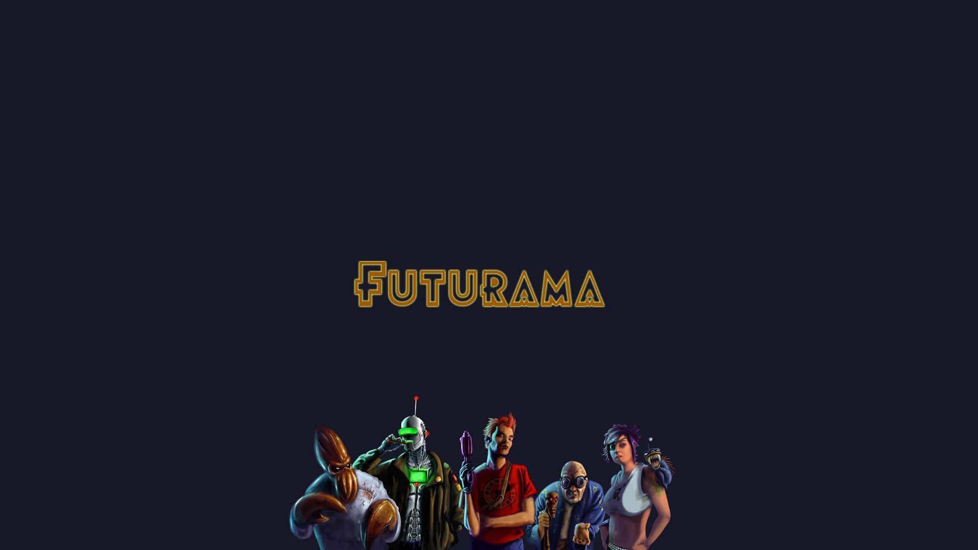 Futurama crew in space