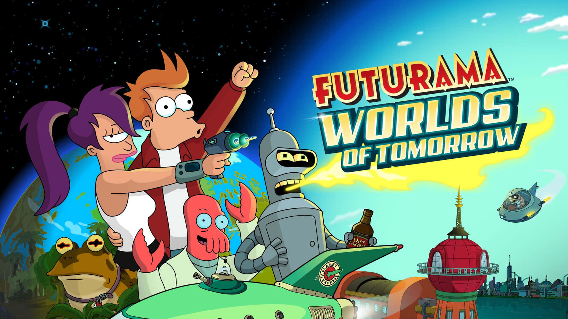 Erkundedas Universum Und Mehr Mit Fry, Leela Und Der Crew Von Futurama