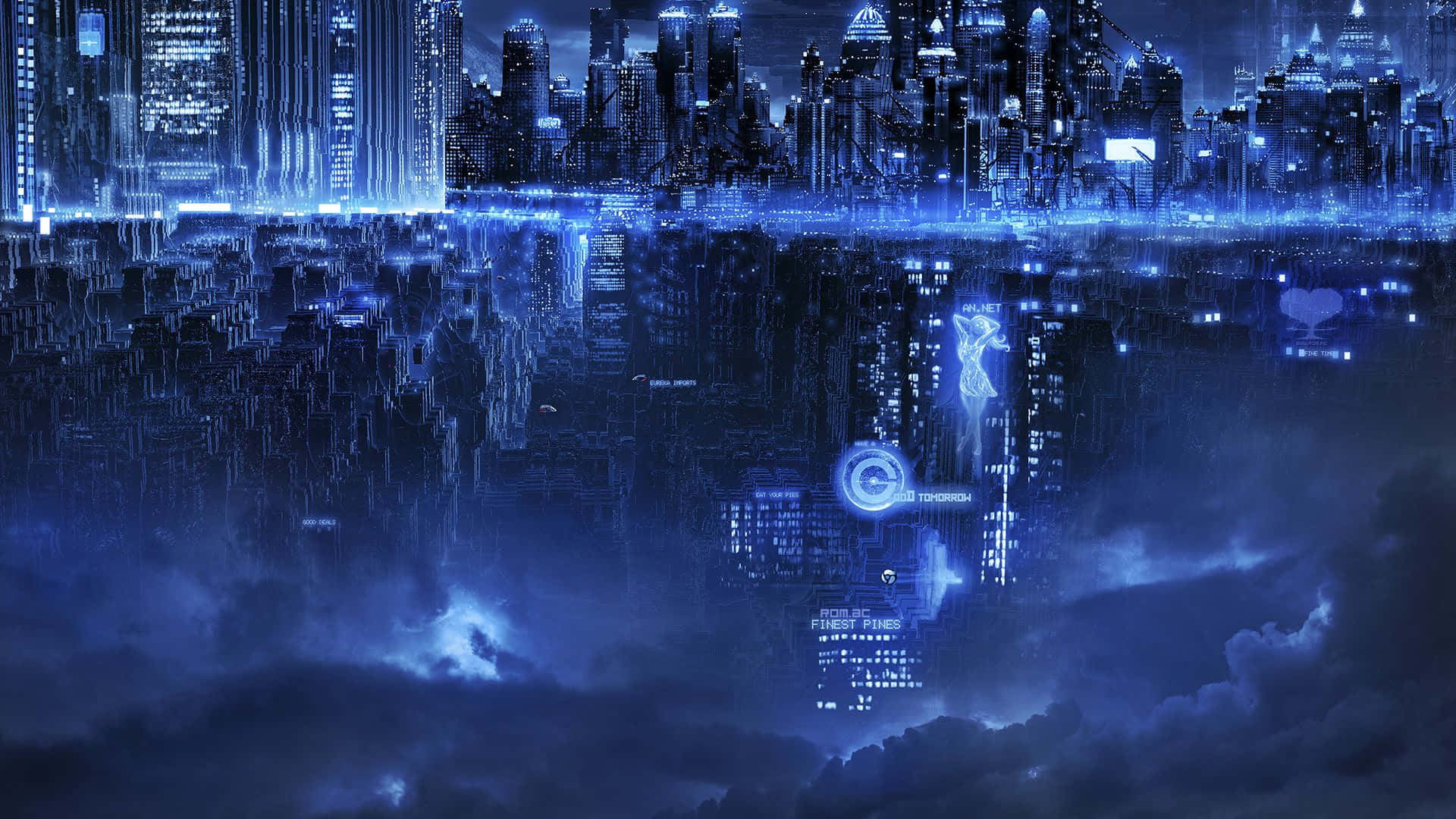 From the deep future, Innovation powers this ever-evolving city Wallpaper