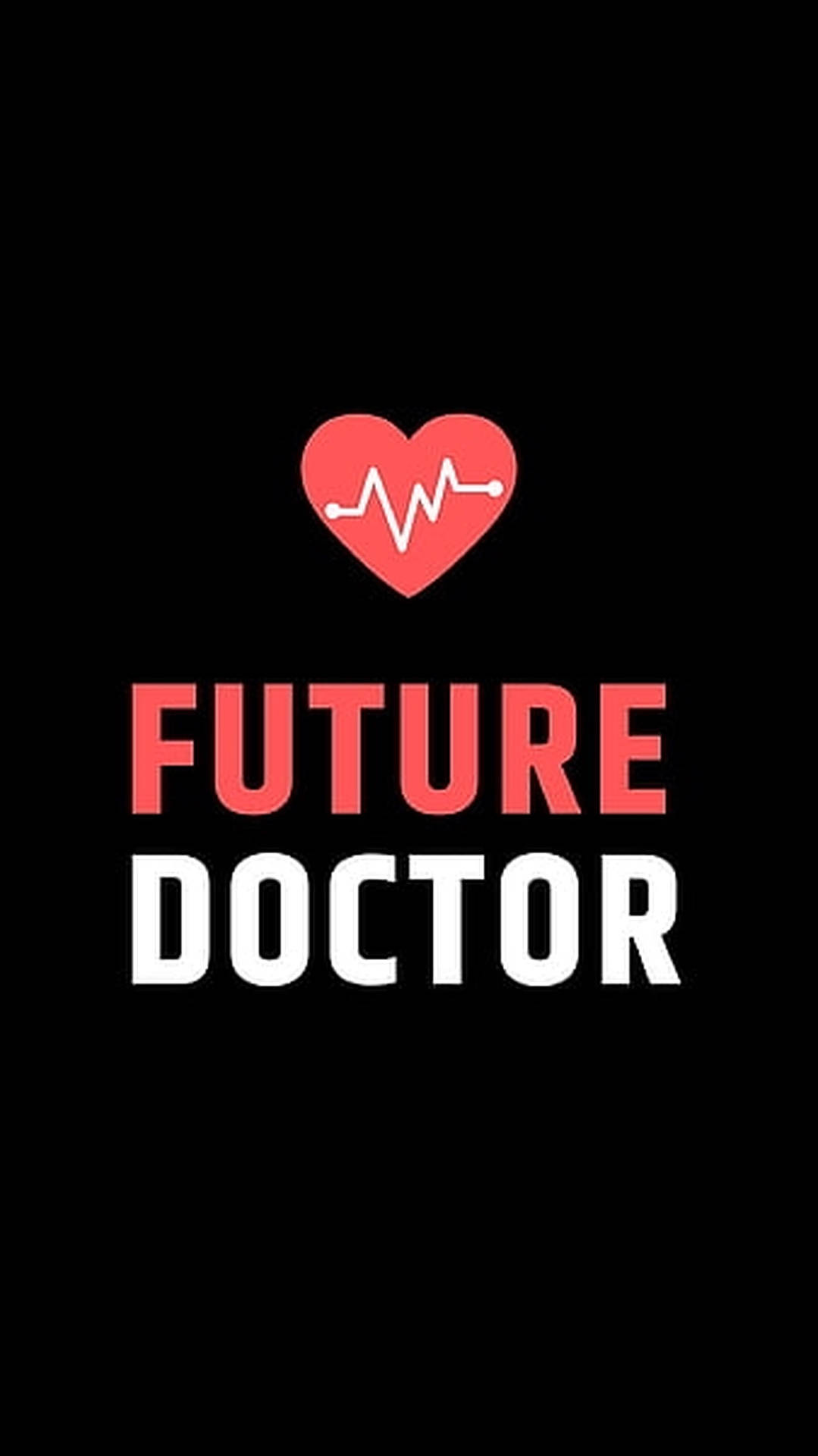 Future Doctor With Heartbeat Wallpaper