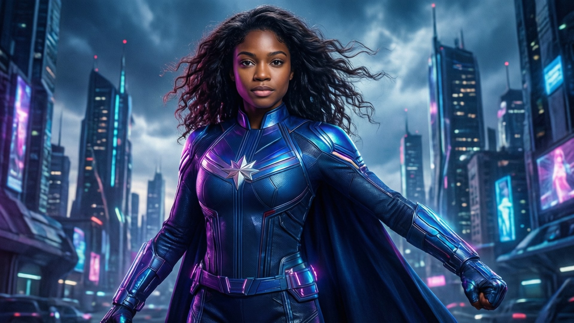 Future Hero Storm Wallpaper