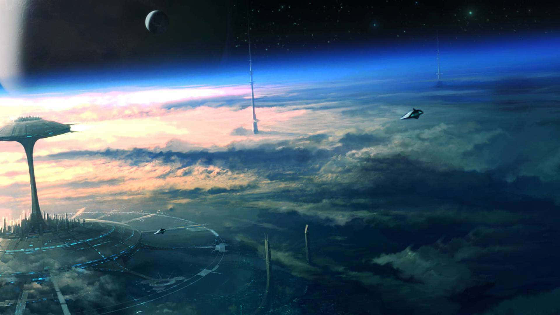 Imagende Vista Futura De La Estación Espacial
