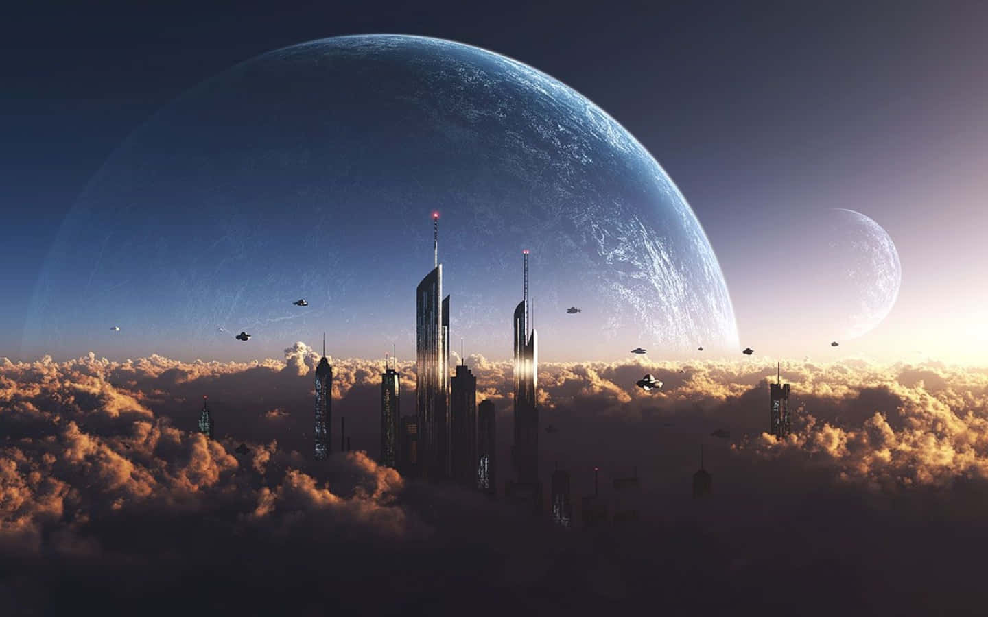 Future City Space View Picture