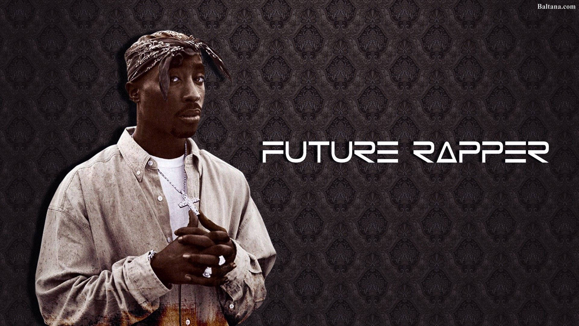 Future Rapper In His Elements - Channeling Creativity And Style Through Music Wallpaper