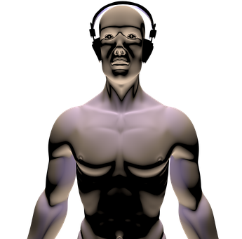 Futuristic Android Mannequin PNG