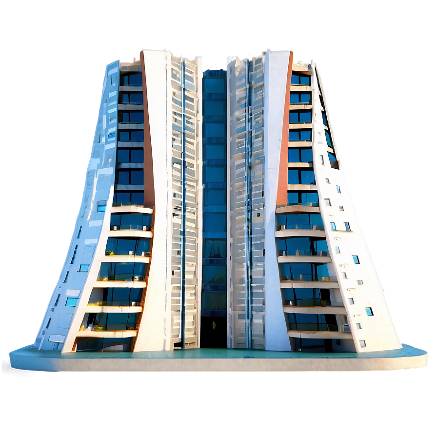 Futuristic Apartment Building Png 05232024 PNG