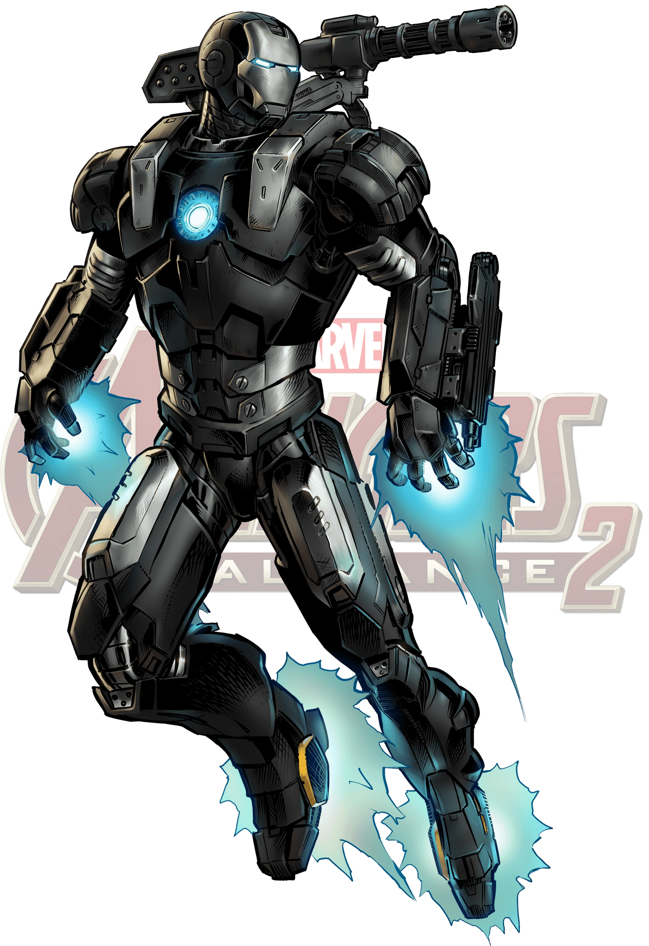 Futuristic Armored Hero Illustration PNG