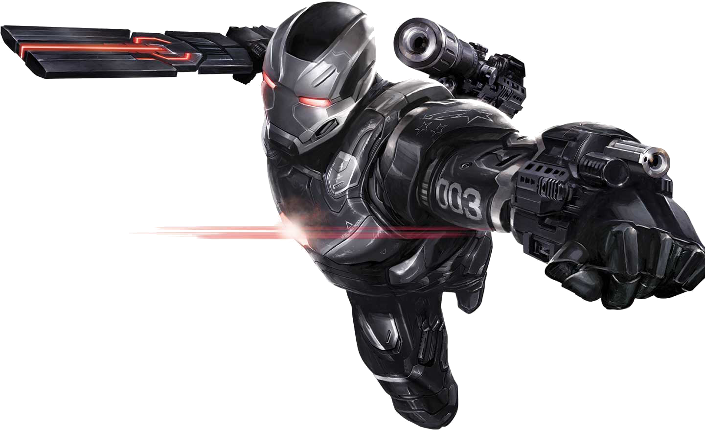 Futuristic Armored Soldier Flying With Weapons PNG