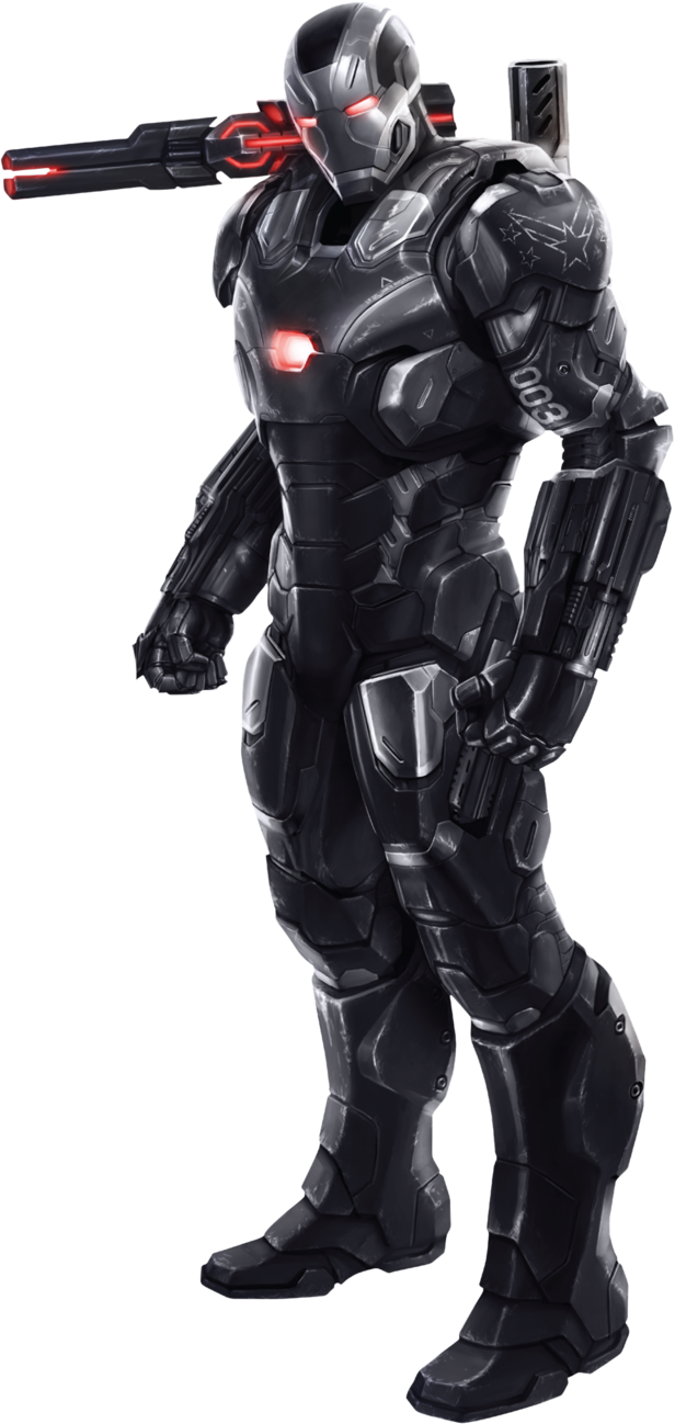 Futuristic Armored Soldierwith Energy Weapon PNG