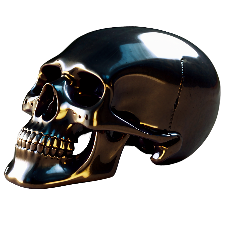 Futuristic Black Skull Png Jvi87 PNG