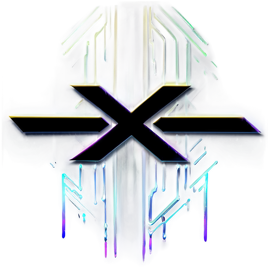 Futuristic Black X Png Mwc PNG
