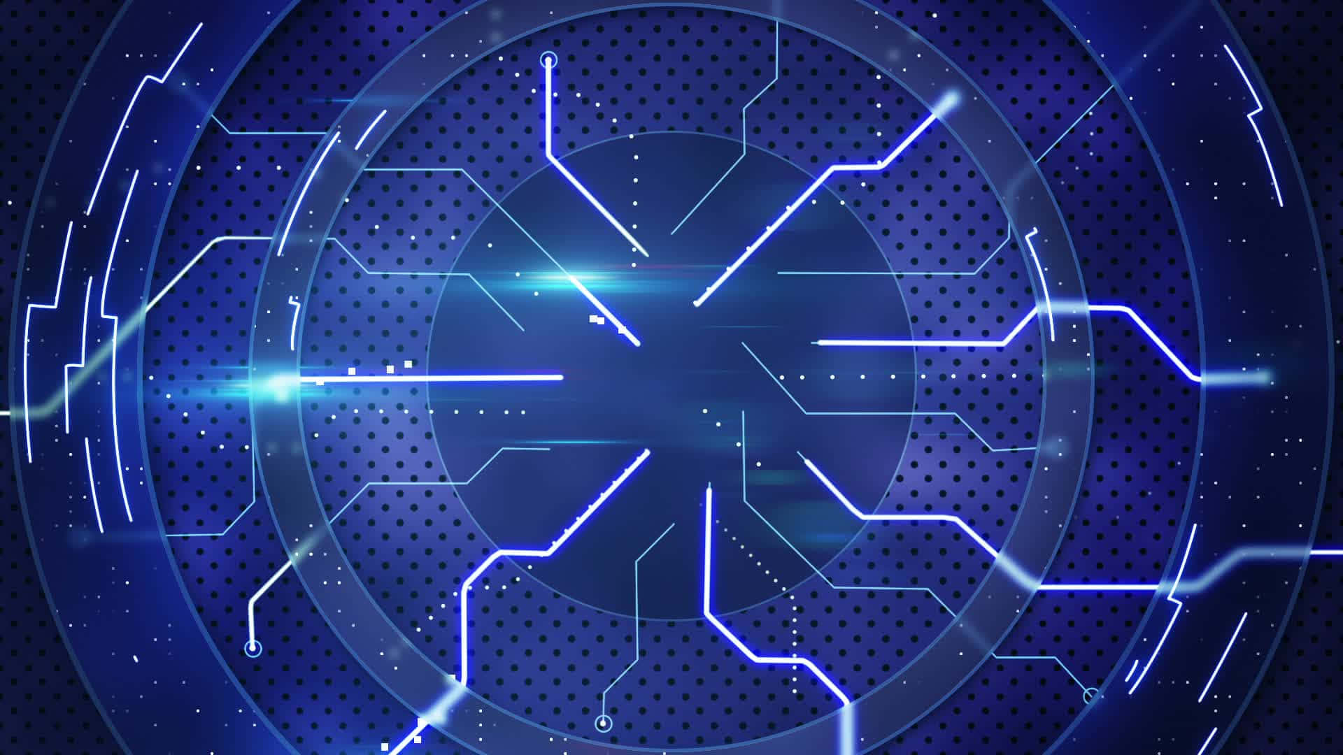 Futuristic Blue Circuit Board Background Wallpaper