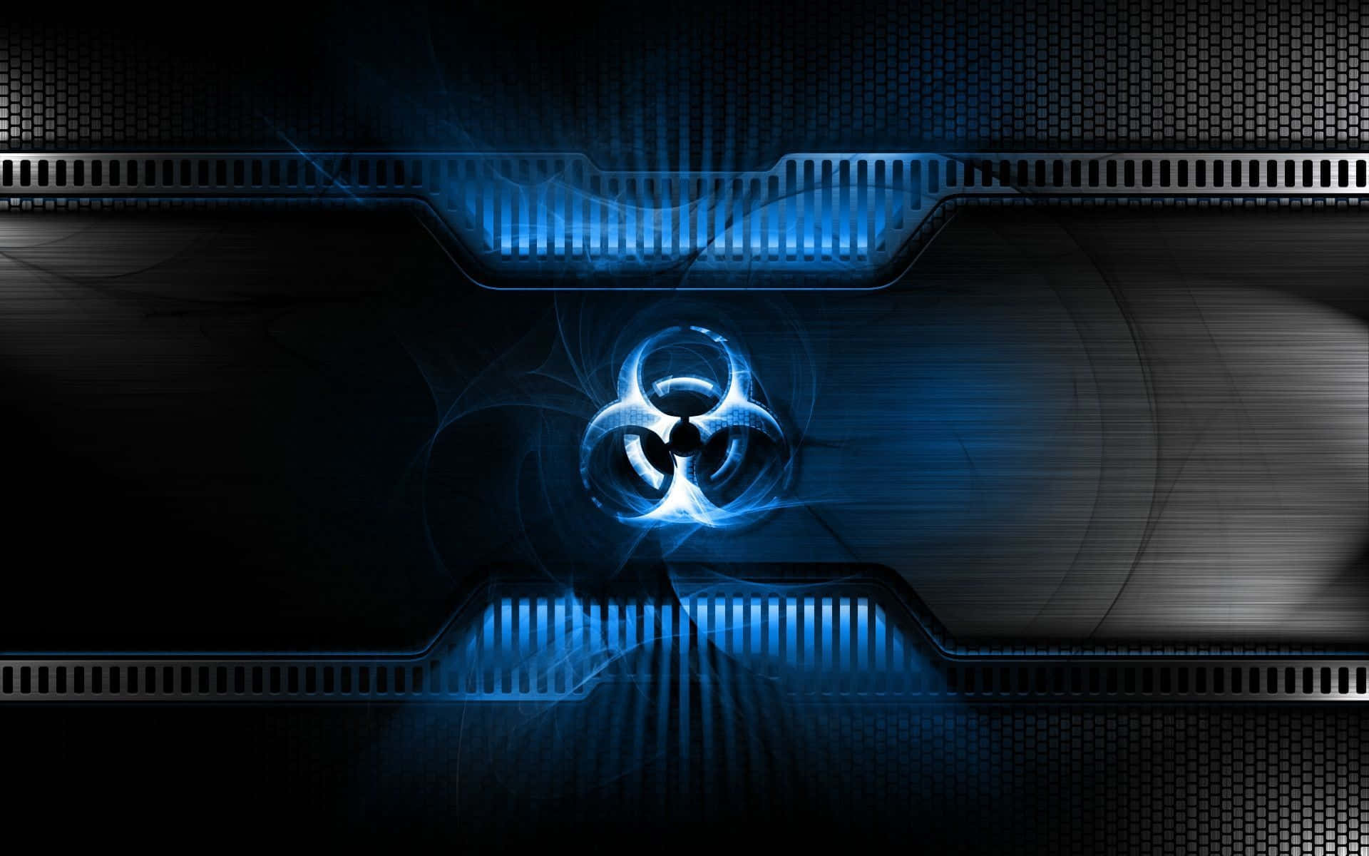 Futuristic_ Blue_ Energy_ Concept Wallpaper