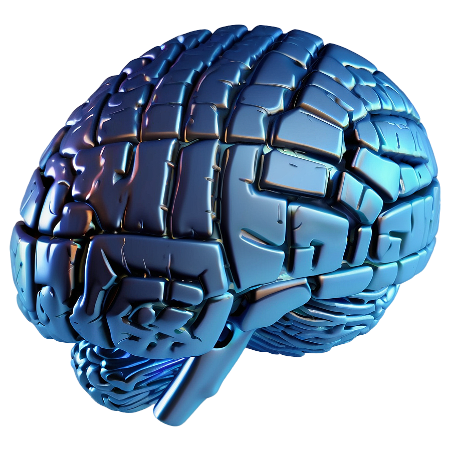 Futuristic Brain Concept Png Jrt74 PNG