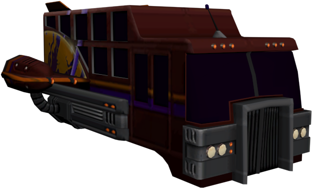 Futuristic Bus Design PNG