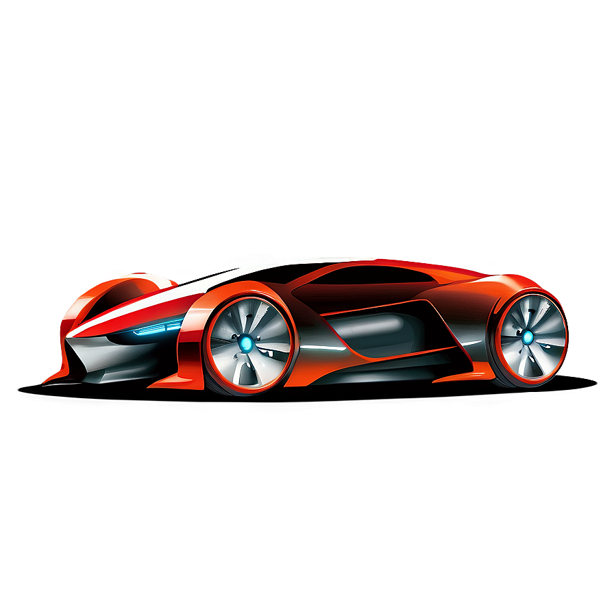 Futuristic Car Vector Artwork Png 33 PNG