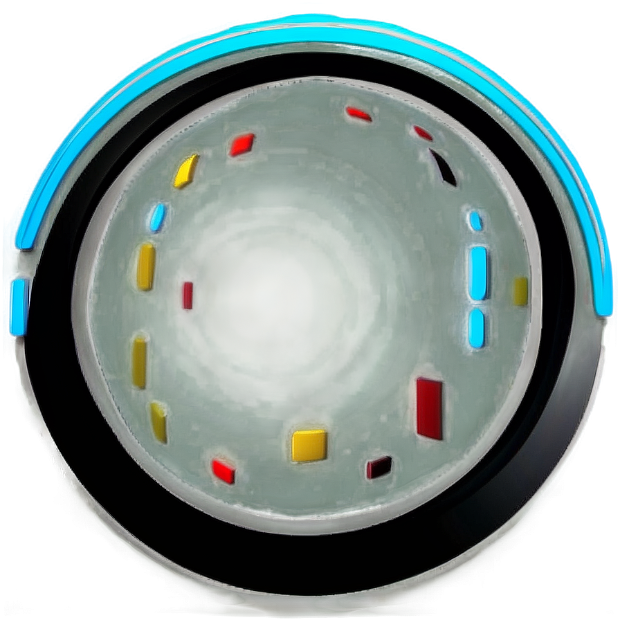 Futuristic Circle Graphic Png 04302024 PNG