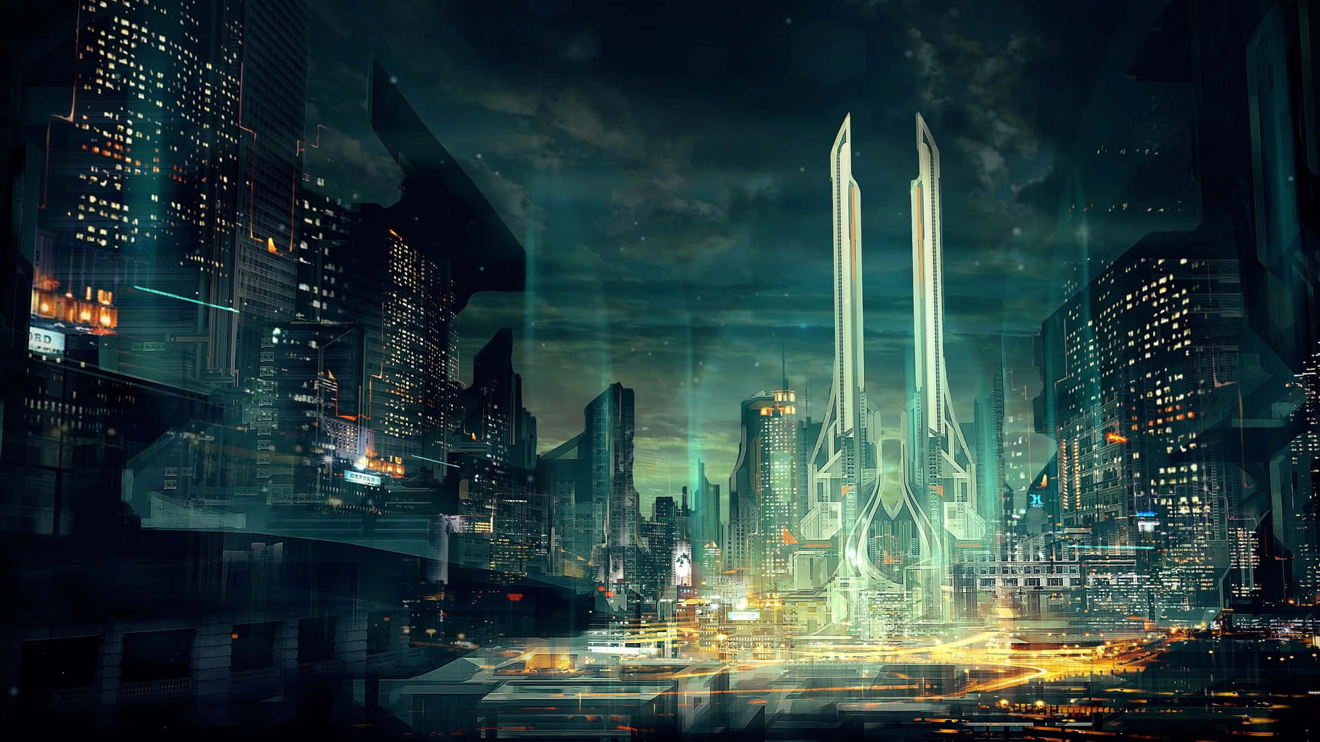 Witness the Future with a View of a Futuristic City