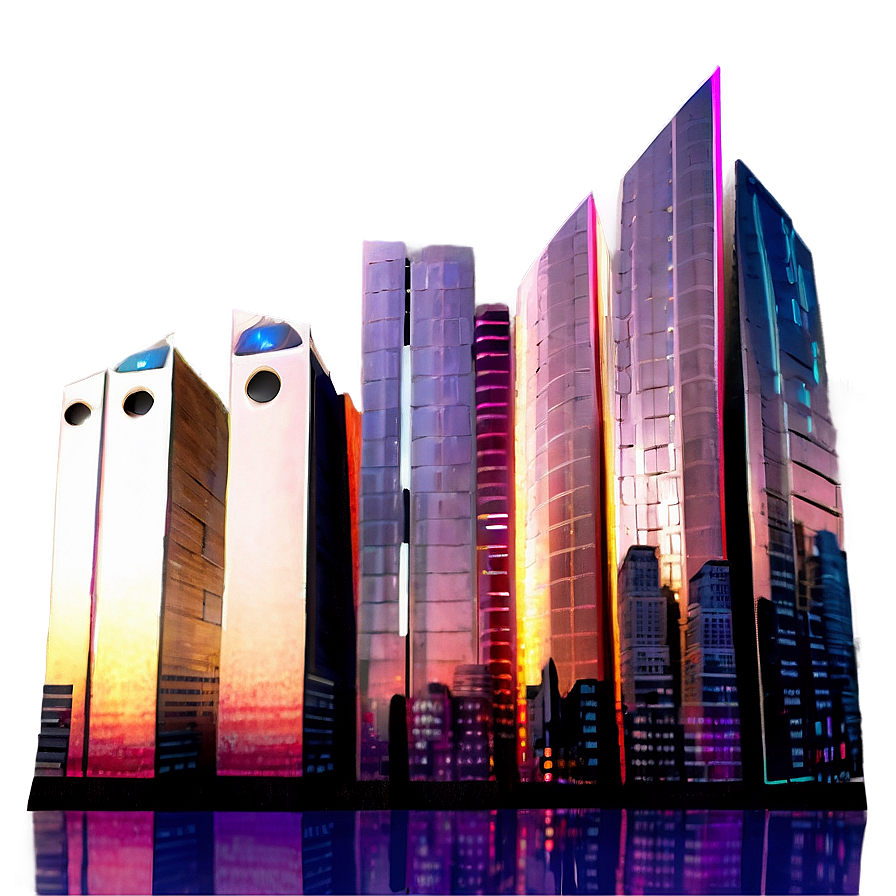 Futuristic Cityscape Visualization Png 31 PNG