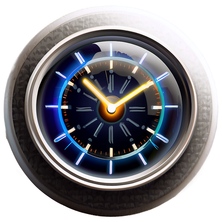 Futuristic Clock Clipart Png Man PNG