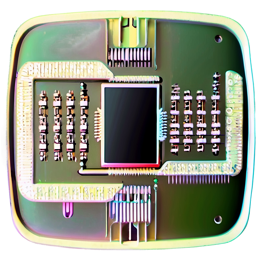 Futuristic Cpu Model Png Cia PNG