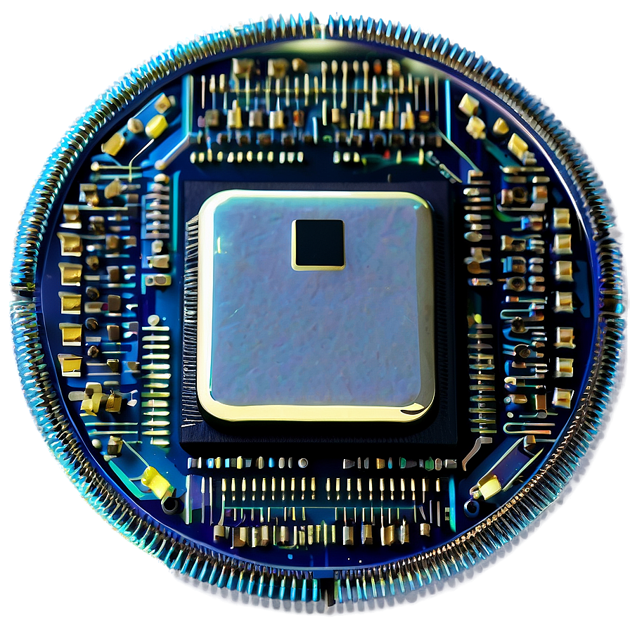 Futuristic Cpu Model Png Ino PNG