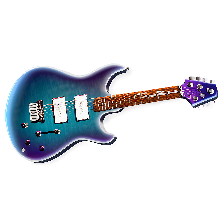 Futuristic Electric Guitar Png 05252024 PNG