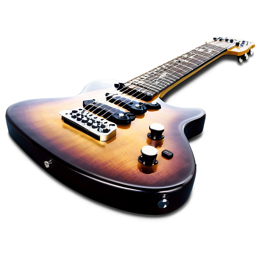 Futuristic Electric Guitar Png Vcf49 PNG