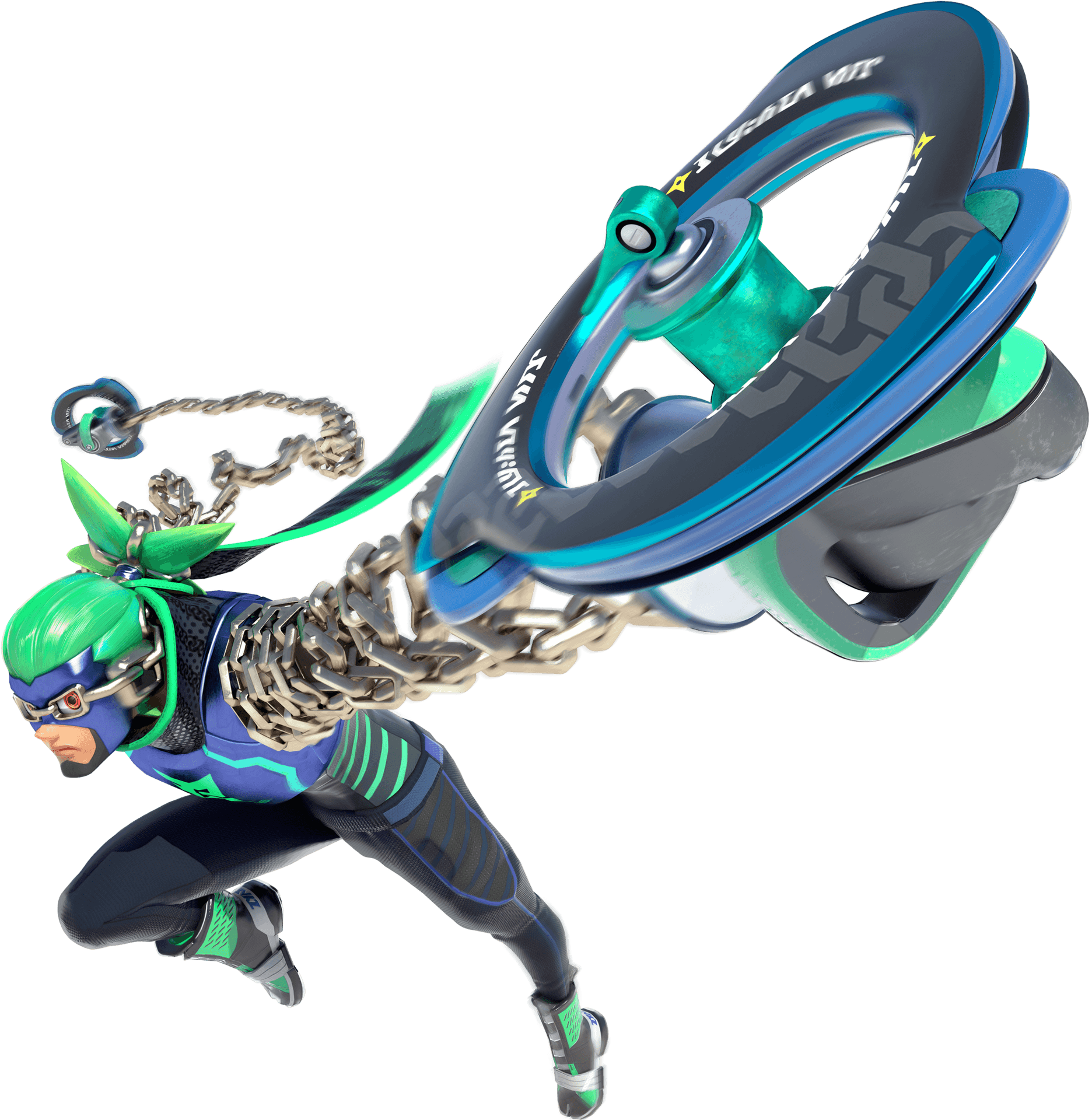 Futuristic Fighter With Extendable Arms PNG