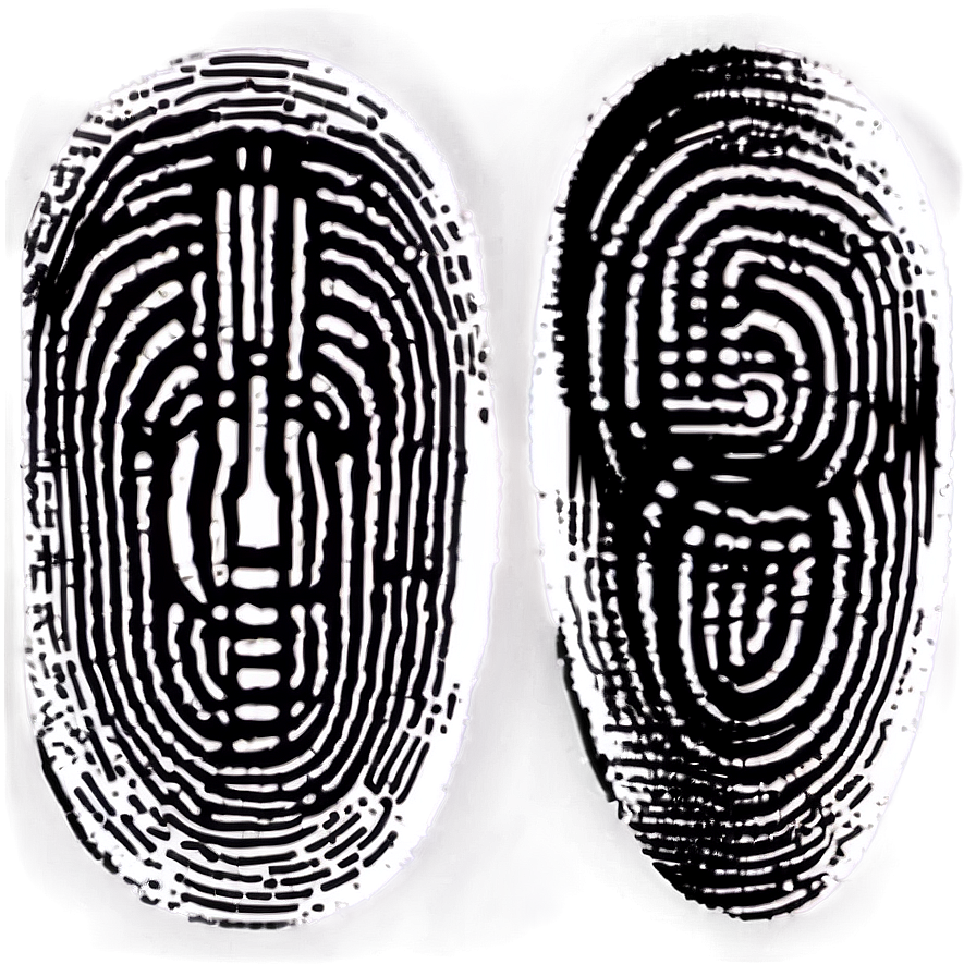 Futuristic Fingerprint Scan Png 05242024 PNG