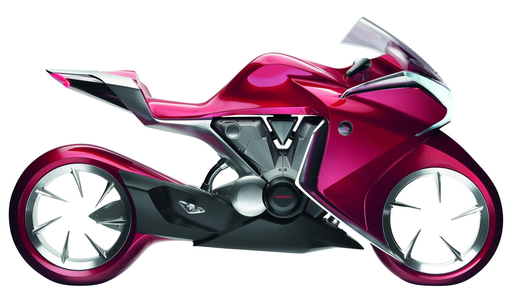 Futuristic Honda Motorcycle Concept PNG