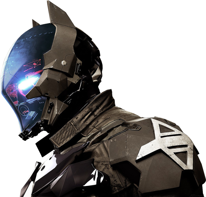 Futuristic Knight Helmet Profile PNG