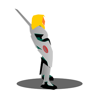 Futuristic Knight Warrior PNG