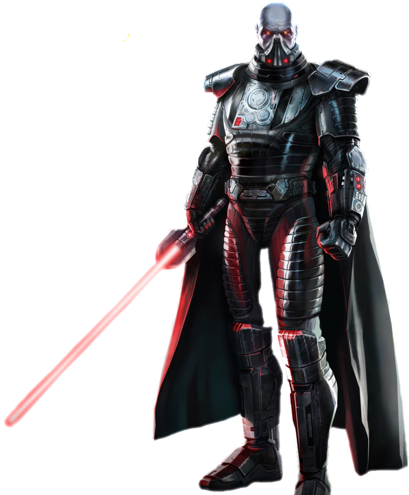 Futuristic Knight With Energy Sword PNG