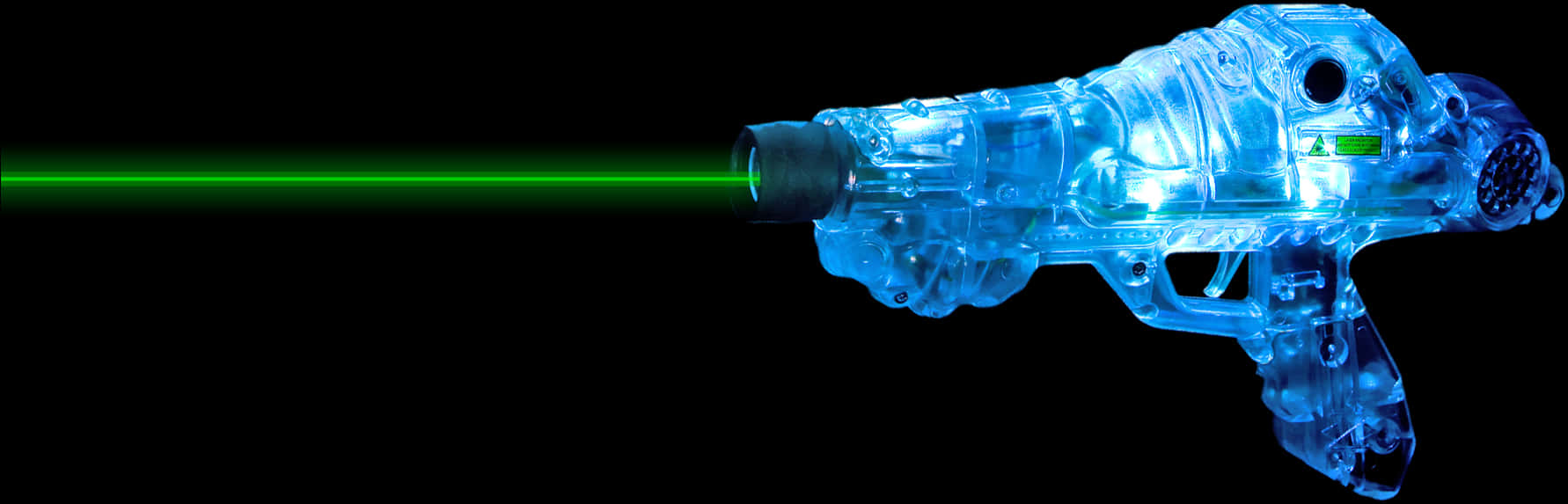 Futuristic Laser Gun Illustration PNG