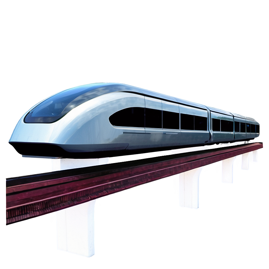 Download Futuristic Maglev Train Png Gnc | Wallpapers.com