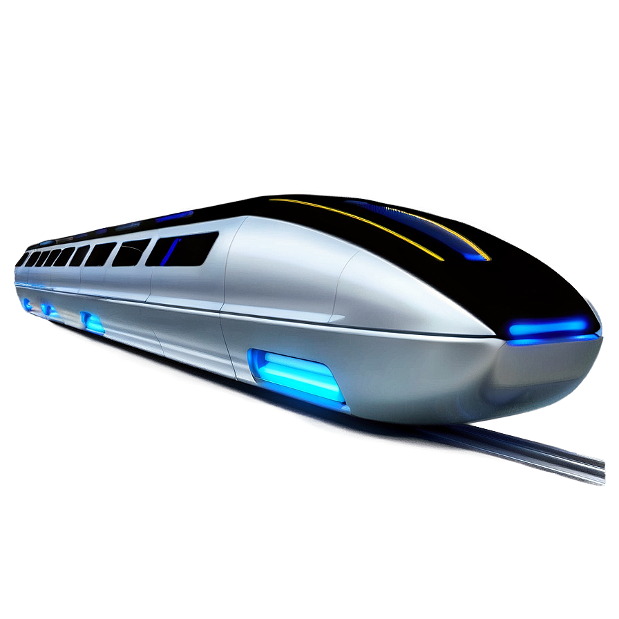 Futuristic Maglev Train Png Juh PNG