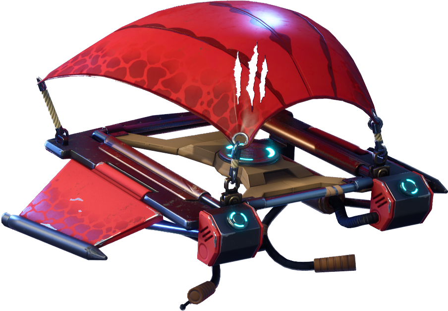 Futuristic Red Glider PNG