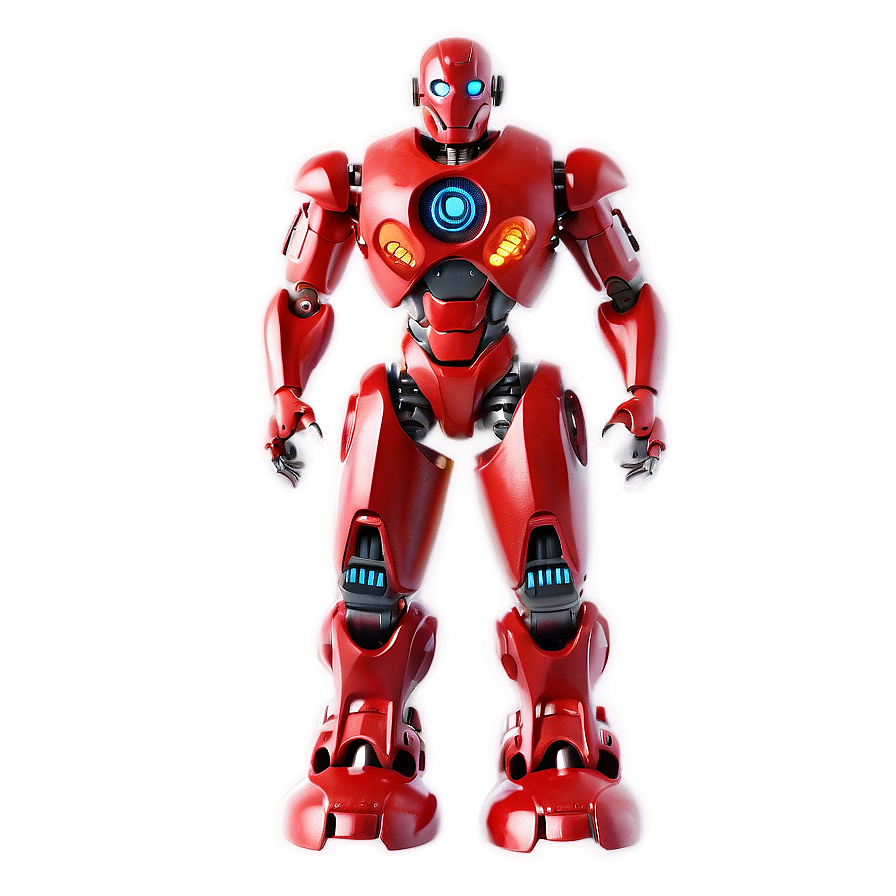Futuristic Robot Figure Png Psj13 PNG