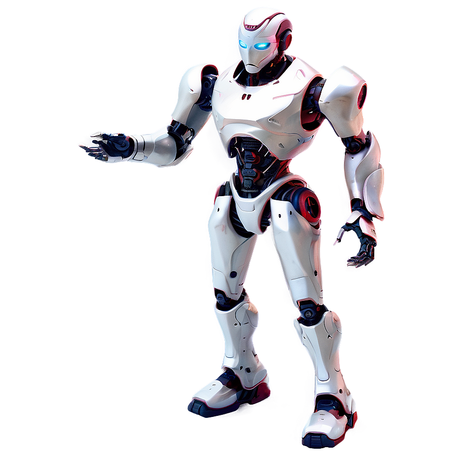 Futuristic Robot Figure Png Snm67 PNG
