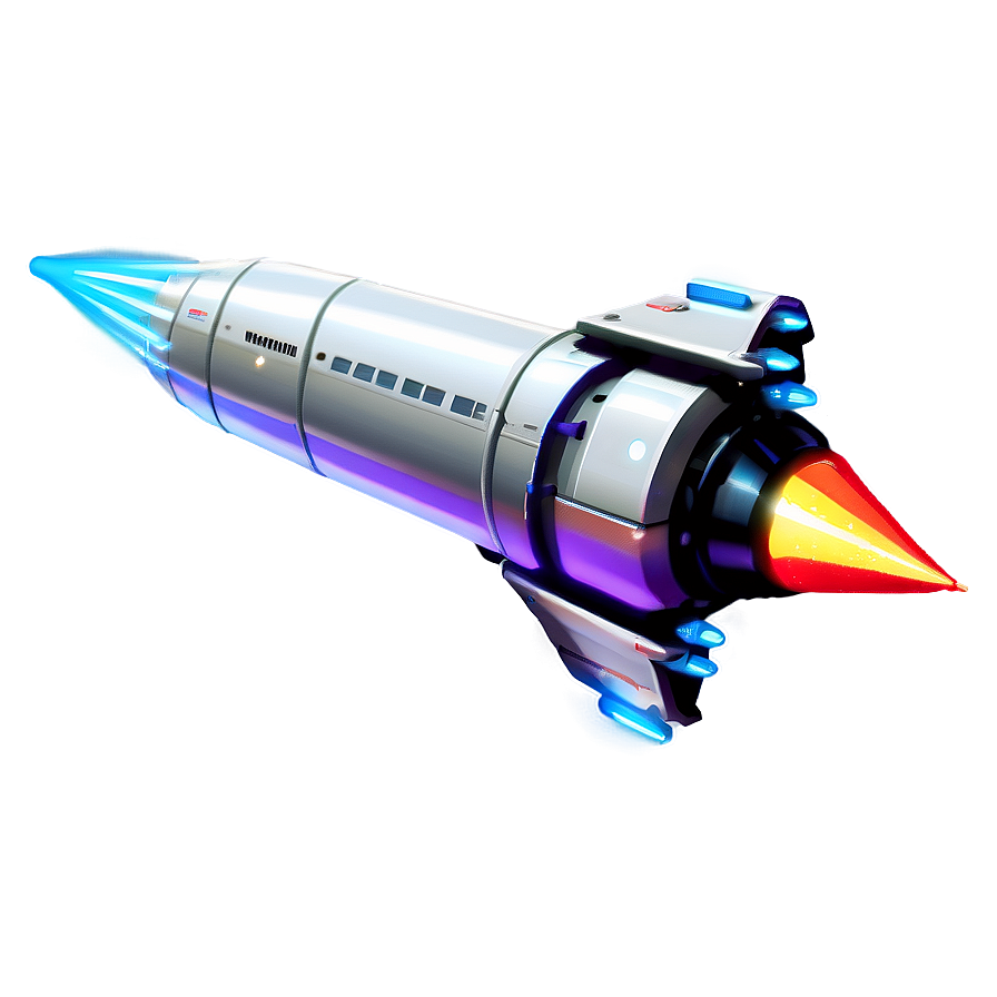 Futuristic Rocketship Png Cvr96 PNG