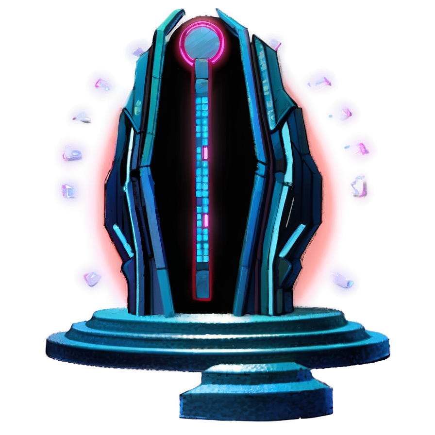 Futuristic Sci-fi Altar Png 06242024 PNG